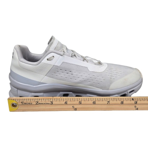 On Cloudmonster Running Shoes Womens 8 61.97649 White Glacier Running Sneaker - Picture 13 of 13